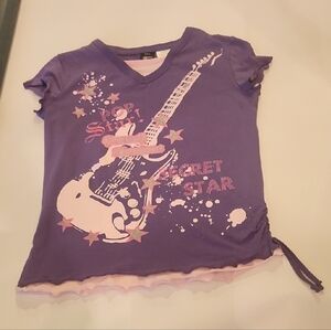 Disney Purple Guitar Star Tee